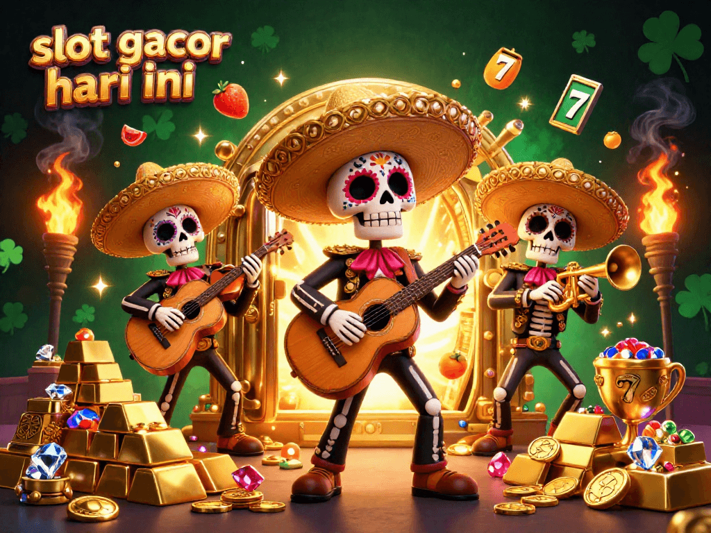 Experience thrilling gameplay at slot gacor hari ini with vibrant slot reels and colorful characters.