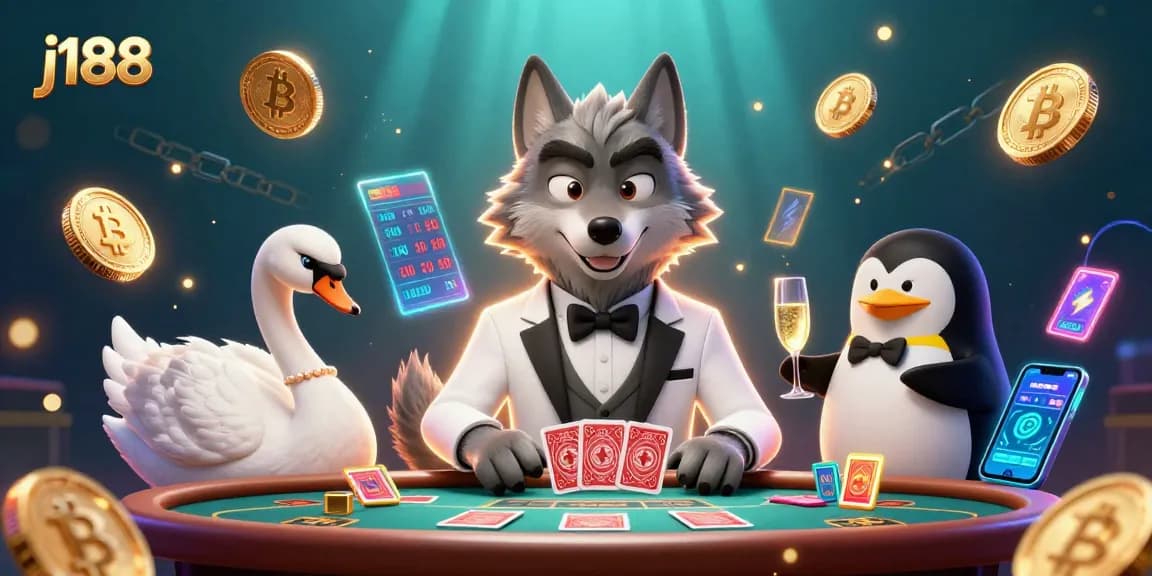 Experience thrilling gameplay at j188 with charming characters in an extravagant baccarat scene.