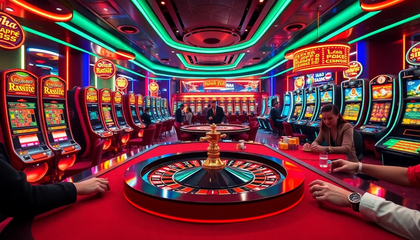 Experience an exciting sex game atmosphere with vibrant casino gaming elements.