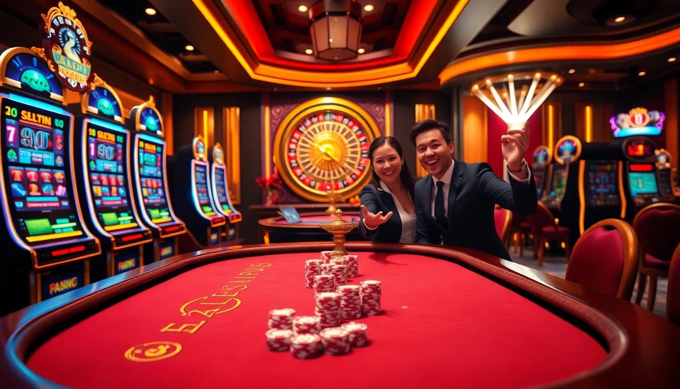 Experience the thrills of online gambling at https://777vip.tech/ with engaging slot machines and poker tables.