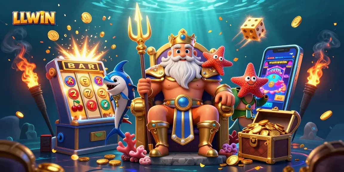 Engage with LLWIN's exciting jackpots while navigating mega slot machines and vibrant casino themes.