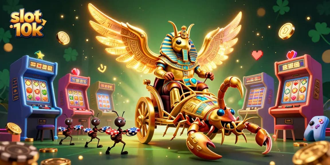 Spin and win with slot 10k featuring vibrant characters and dynamic gaming elements.
