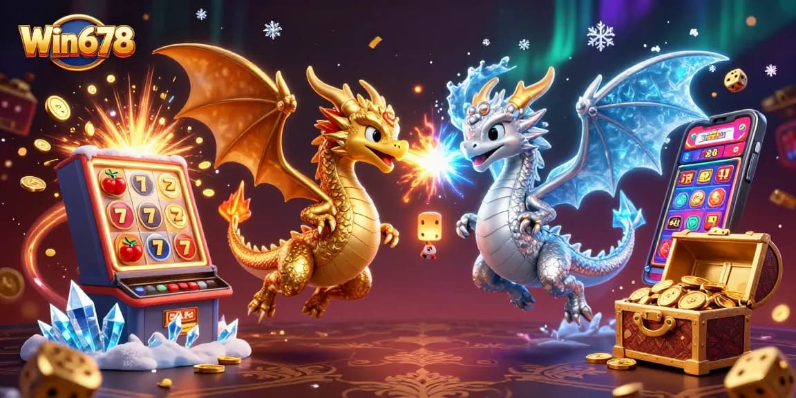 Win678 offers an exciting gaming experience with vibrant dragons and thrilling casino elements.