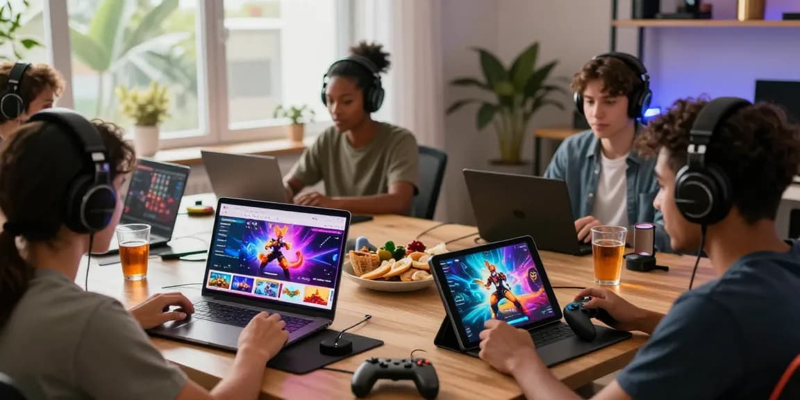 Exciting gaming session with players on Mahajitu platform showcasing diverse games and interaction.