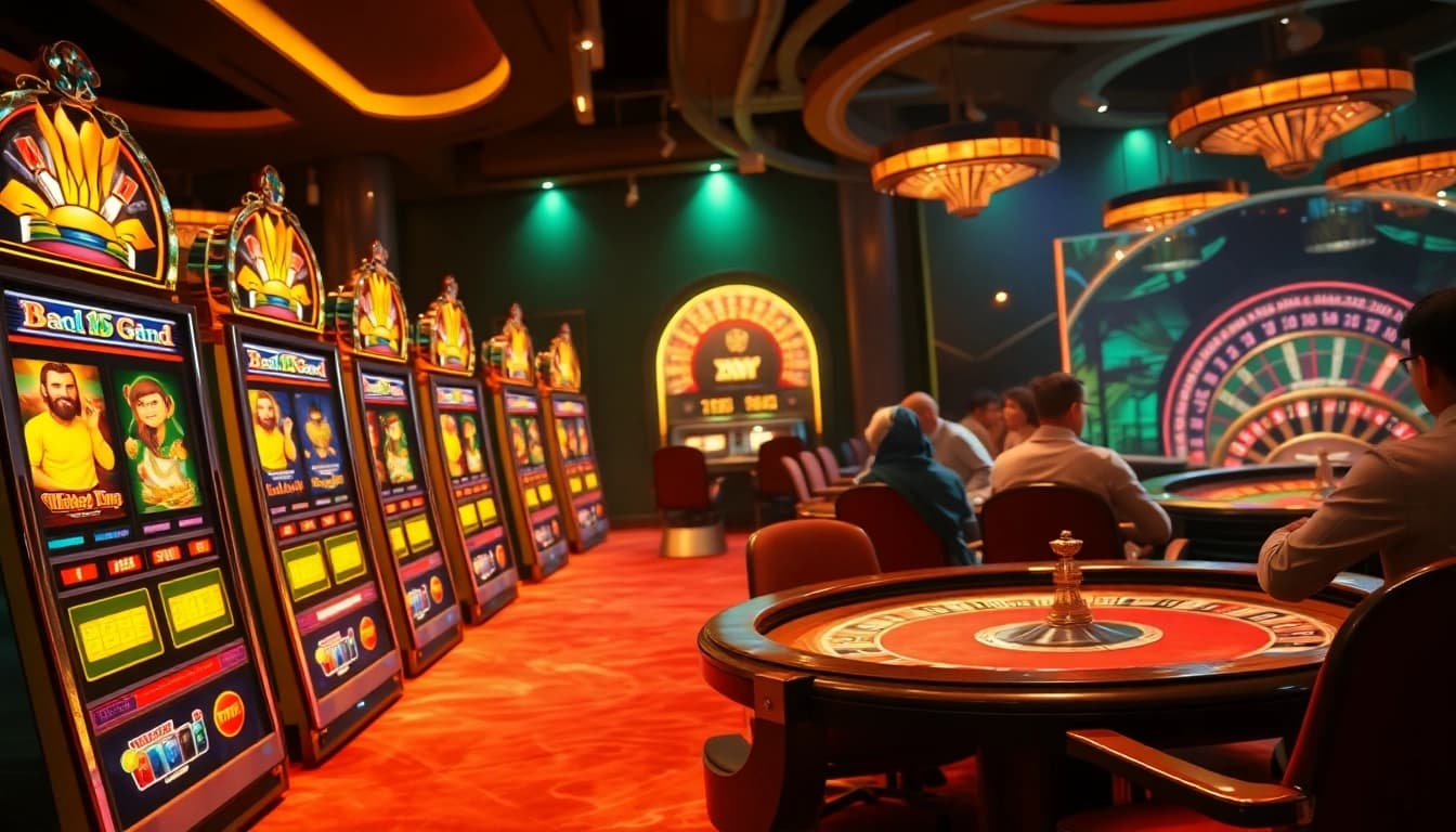 Engage with high-stakes excitement at luxury12's premium slot tables and vivid casino games.