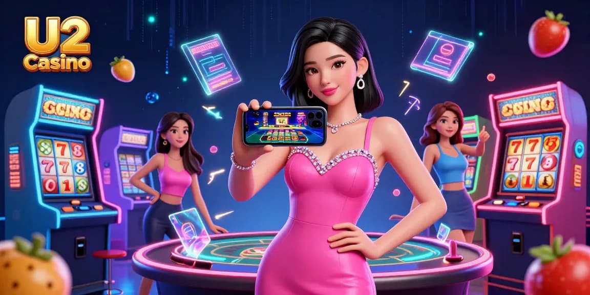 Experience the excitement of U2 Casino with a stunning live dealer game display, vibrant slot visuals, and modern gameplay.