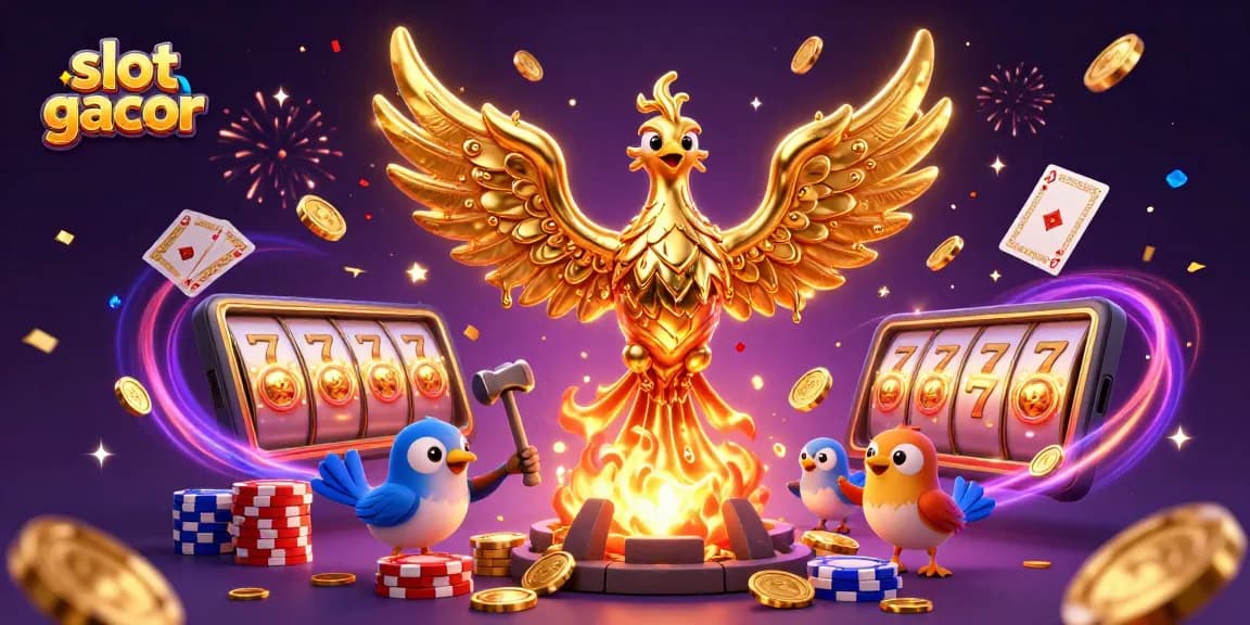 Menangkan slot gacor dengan pengalaman bermain yang seru, dibalut koin emas dan simbol keberuntungan.