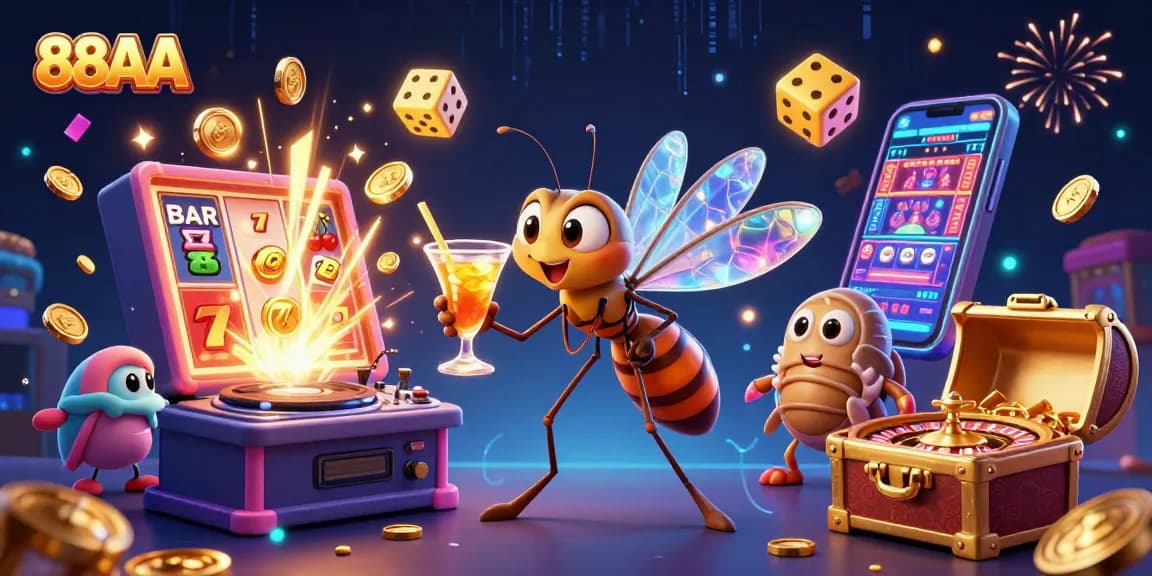 Experience thrilling gameplay at 88AA with vibrant casino visuals and dynamic gaming elements.