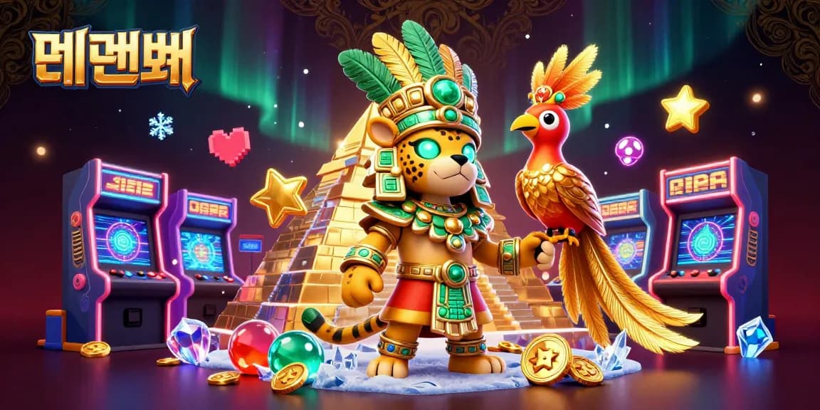 Enhance your gameplay with 텐텐벳, featuring dynamic characters and casino elements in a vibrant casino scene.
