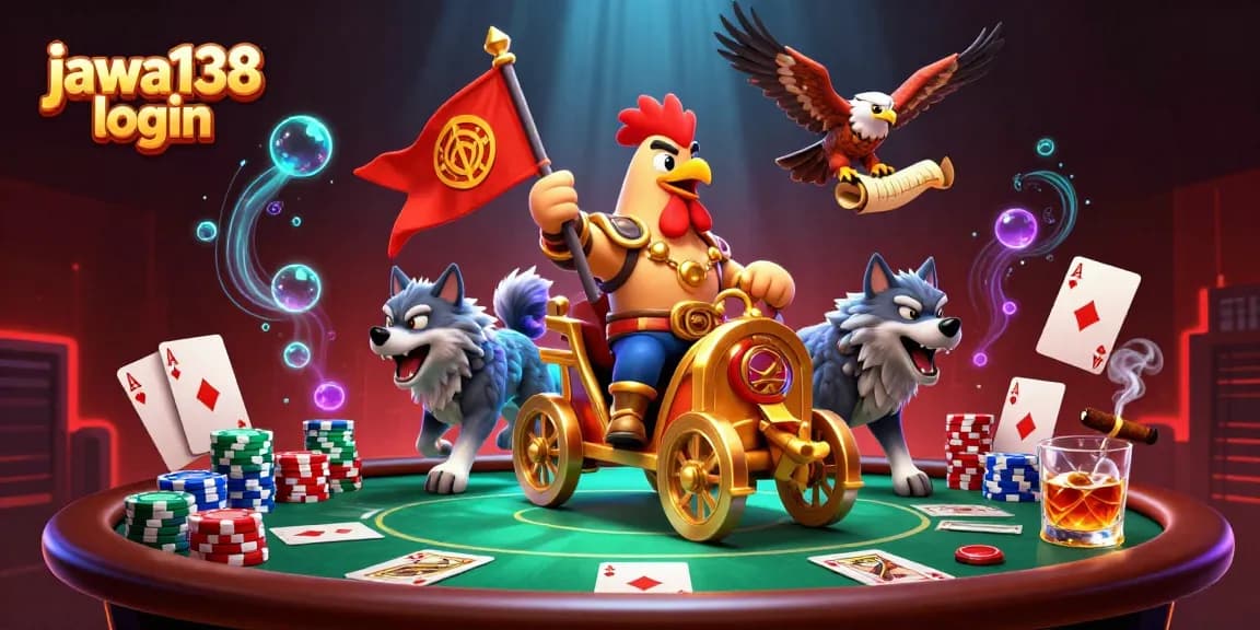 Permainan poker menunggu Anda di jawa138 login dengan visual menarik dan warna cerah.