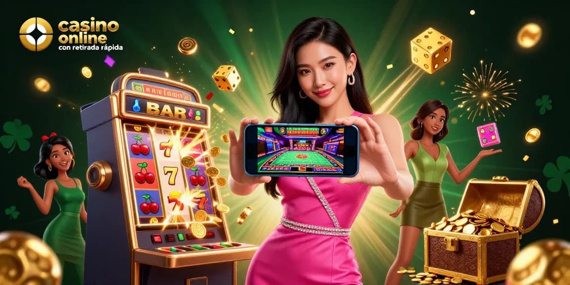 Experience the thrill of casino online con retirada rápida with instant payouts and vibrant game elements.