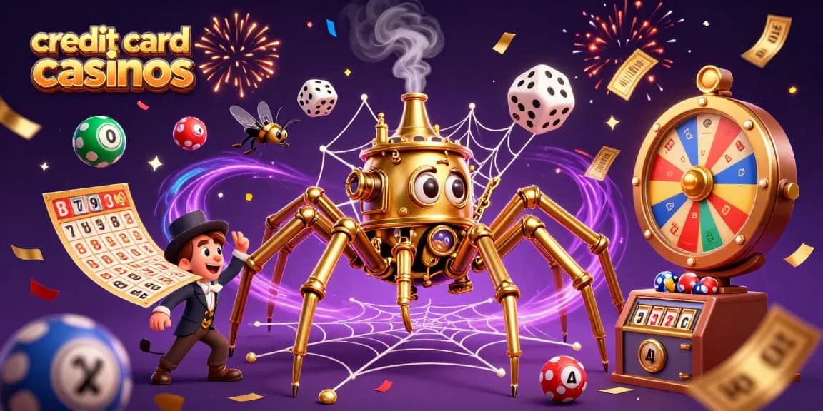 Enjoy thrilling action at credit card casinos with exciting lottery games and engaging elements.