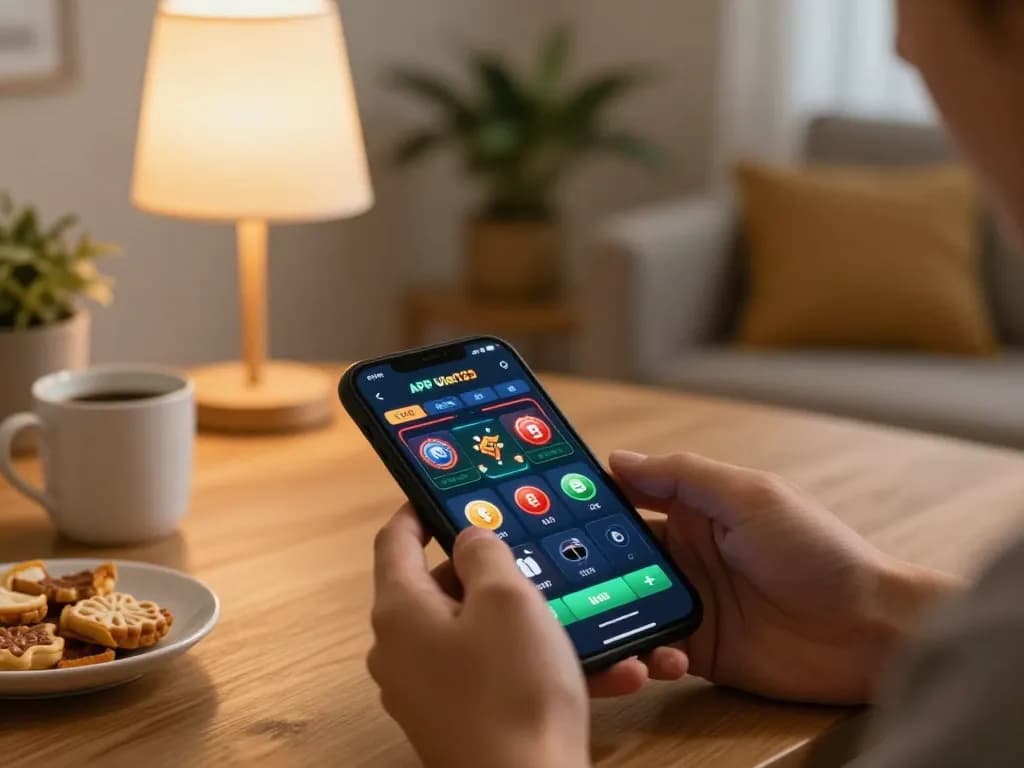 Momen menarik menggunakan aplikasi APK Ulat123 untuk taruhan langsung di smartphone.