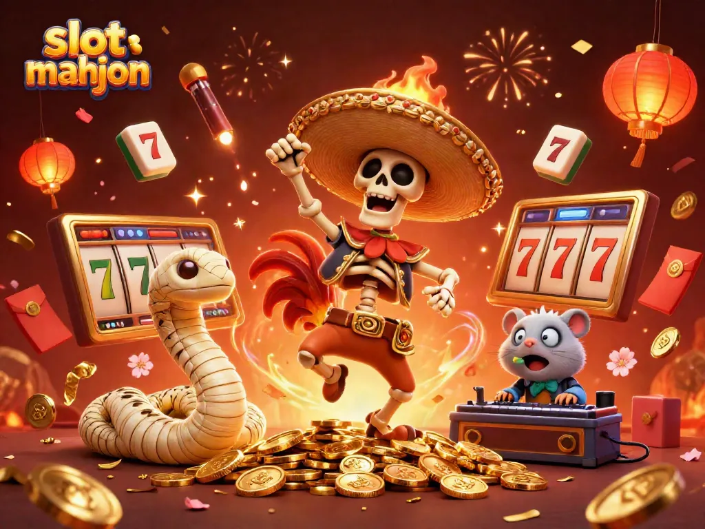 Menangkan hadiah besar dengan slot mahjong dalam suasana kasino yang ceria dan penuh energi!