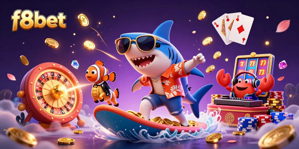 Win big with exciting f8bet games featuring vibrant 3D characters and casino elements.