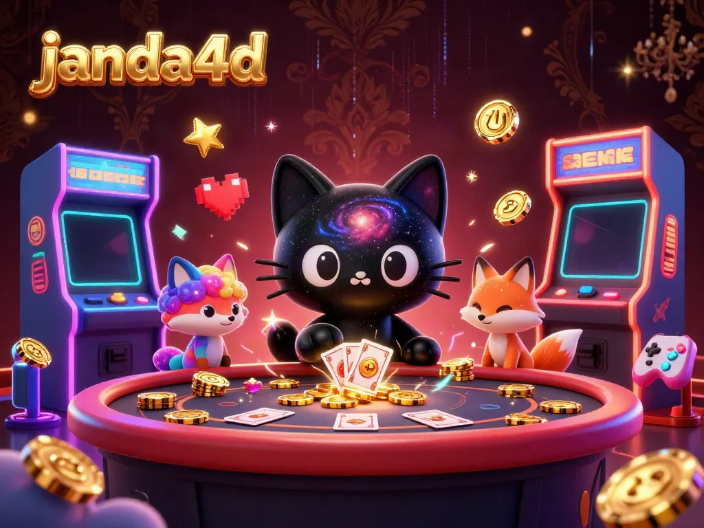 Gandakan kemenangan Anda dengan janda4d, bermain sambil menarik chip emas di meja kasino.