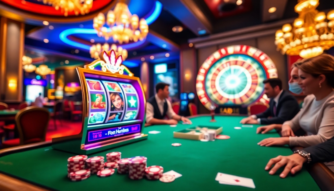 Play kuwin slot machines in an exciting casino setting