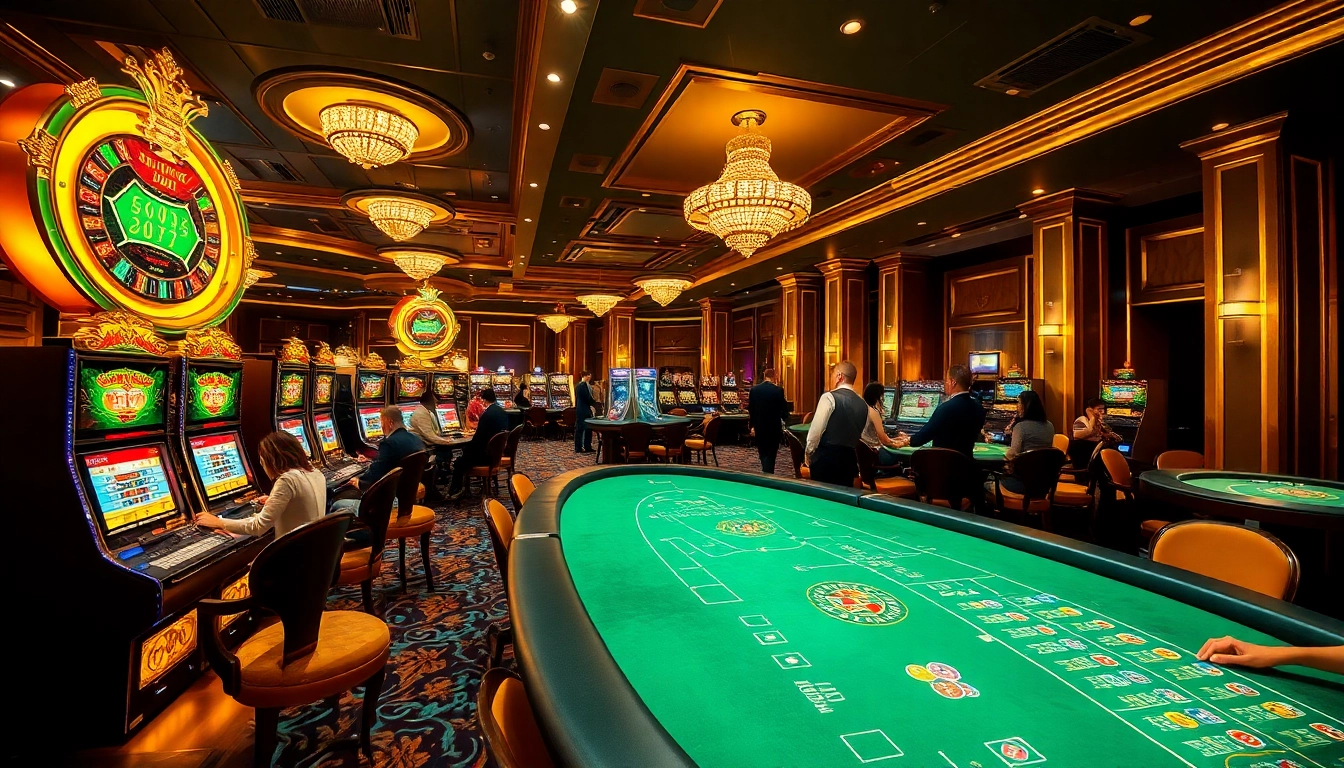 Engage in thrilling gambling experiences at SOIBET's luxurious casino.