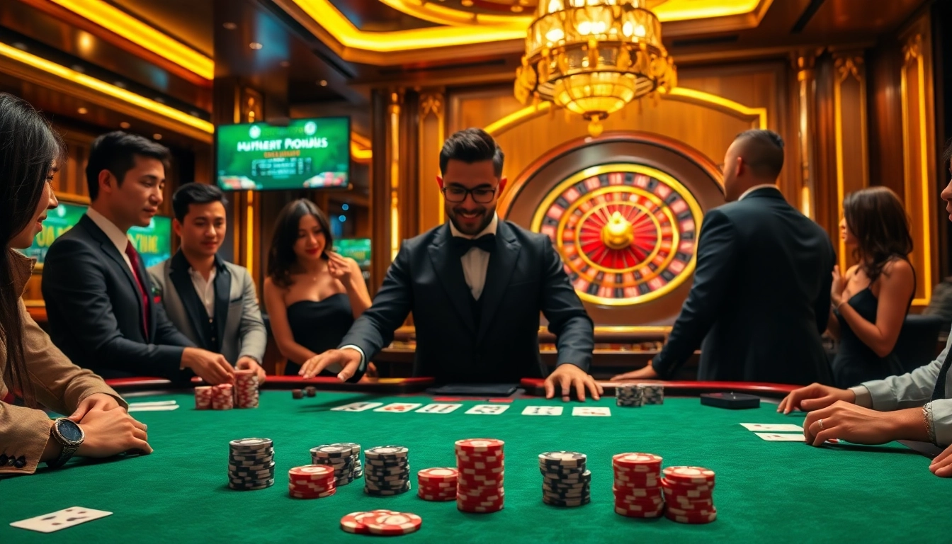 Interactive gambling table showcasing the latest pengeluaran china results amid a vibrant casino atmosphere.