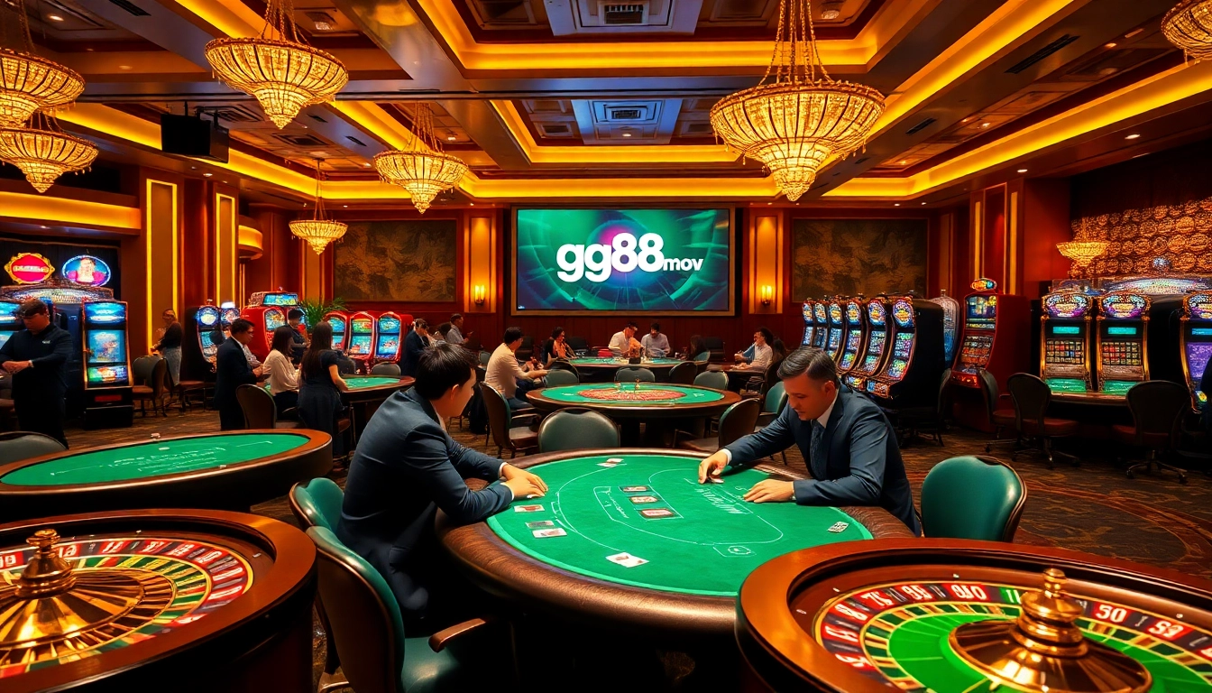 Experience the thrill at gg88.mov with vibrant casino gaming featuring poker, roulette, and slots.
