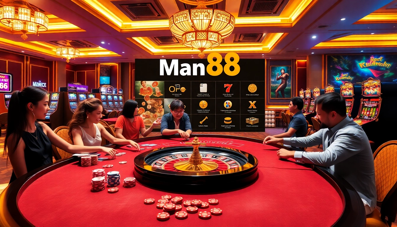 Experience the excitement at nhà cái Man88 with vibrant casino games and winning opportunities.
